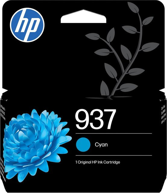 HP Tintenpatrone Nr. 937 Cyan für Tintenstrahldrucker (800 Seiten) - Bild 1