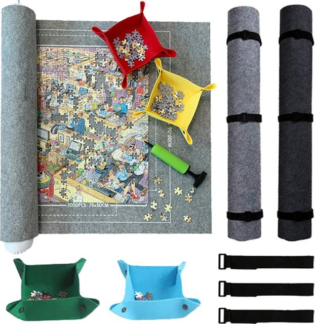 JOKEJOLLY Puzzle Lagerung Matte, Zubehör, Grau, Filz - Bild 1