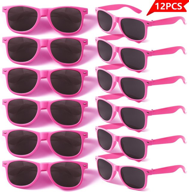Yiran Health & Beauty Sonnenbrille, Rechteckig, Vollrand, Pink, Damen - Bild 1