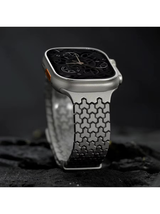 CAOWTAN Uhrenarmband Edelstahl, Magnetisch, Silber - Bild 7