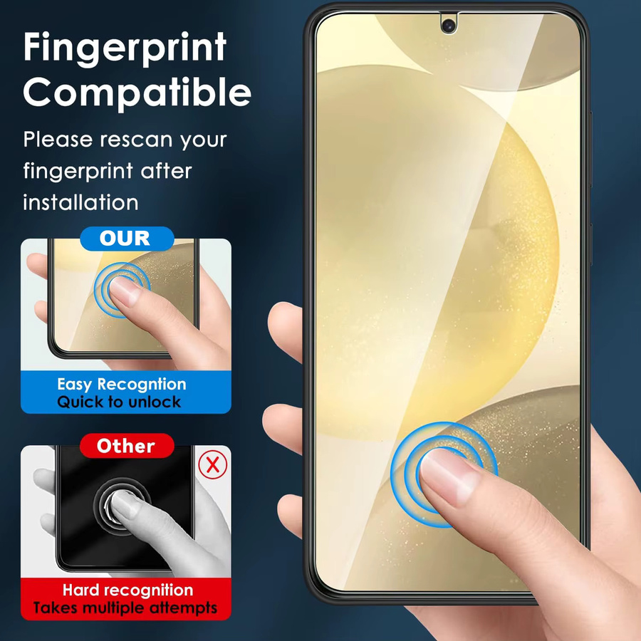 Samsung Galaxy S24 gehärtetes Glas transparent - Bild 4