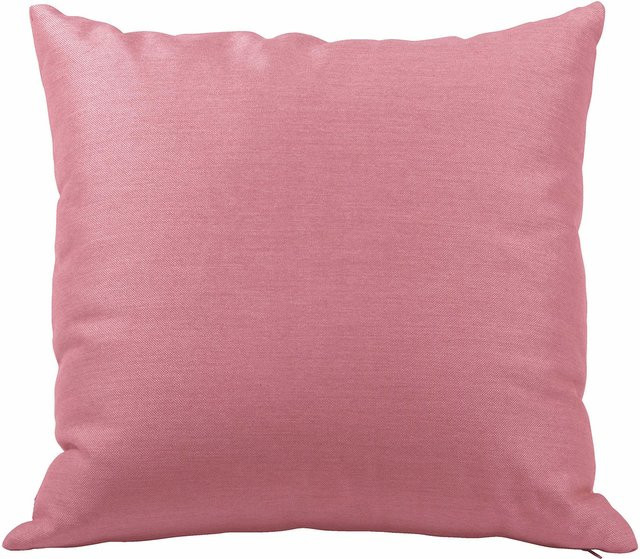 Stern Dekokissen in Pink mit Stern-Dessin aus 100% Polyacryl, B/B: 55 x 55 cm - Bild 1