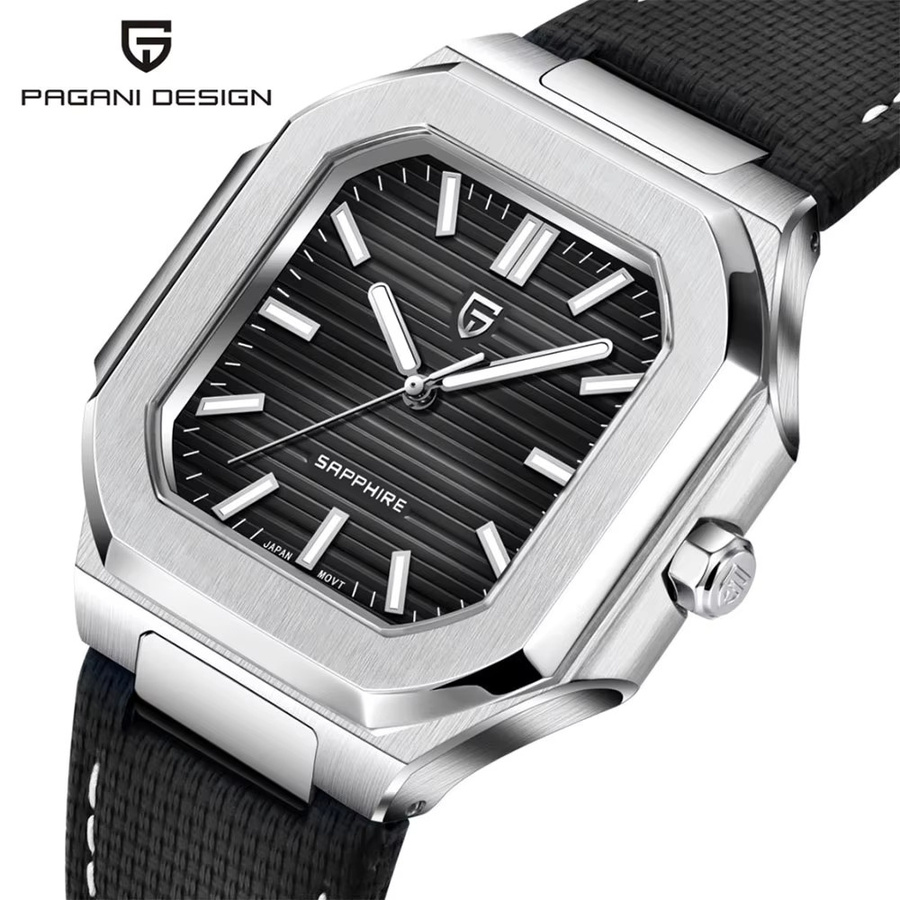 PAGANI DESIGN Armbanduhr Edelstahl, Quarz, Saphirglas, Herren - Bild 2