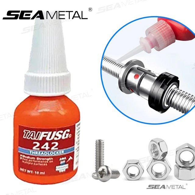 SEAMETAL Schraubensicherung 242 mit mittlerer Festigkeit, blau, 10 ml - Bild 1