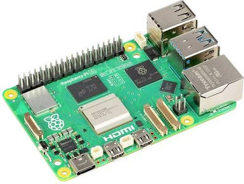 Raspberry Pi 5 Mainboard mit 4GB RAM, Green, Wi-Fi, Bluetooth und Ethernet - Bild 1