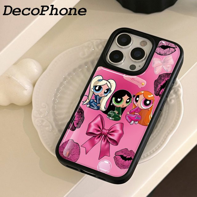 DecoPhone Sturzsichere TPU Handyhülle mit Rosa Animations-Edge-Epoxy Design für iPhone 11 bis iPhone 17 Pro Max AIR PLUS - Bild 1