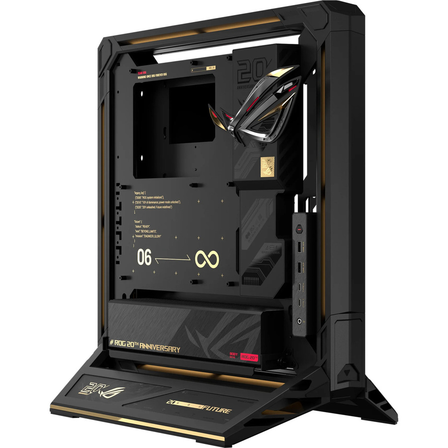 Asus ROG GR20 EDITION 20 Tower-Gehäuse in Schwarz mit USB-C und USB-A Anschlüssen - Bild 1