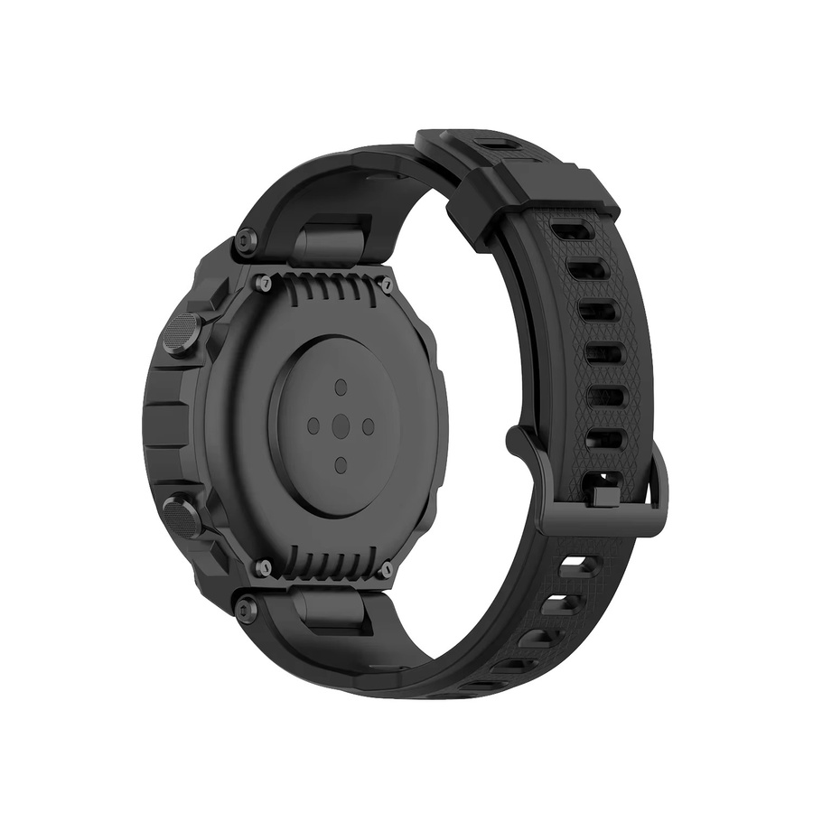 Uhrenarmband Silikon, Schwarz, Unisex, für Amazfit T-Rex / T-Rex Pro - Bild 2