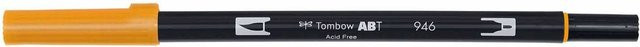 Tombow ABT Dual Brush Pen Gold Ochre 946 in Gold - Bild 1