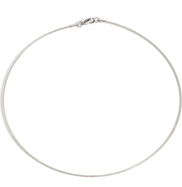 DoreenBeads Halskette Edelstahl, Silber, Unisex - Bild 1