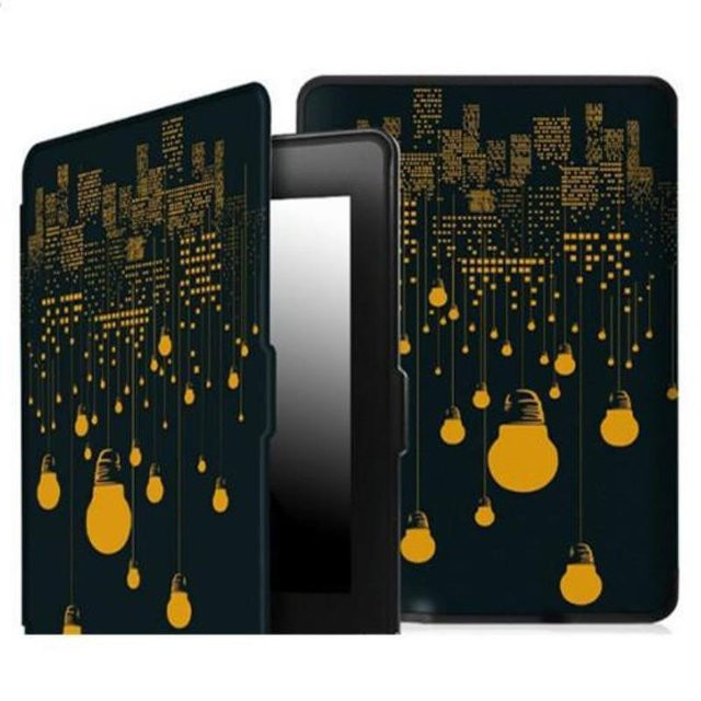 Bemalte Schutzhülle für Amazon Kindle Voyage, Oasis 2, 3 sowie Kindle Scribe und KPW Modelle in Multicolor - Bild 1