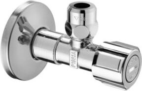Schell Eckventil COMFORT G 1/2 AG x G 3/8 AG in Chrom mit Filter und Rückschlagventil - Bild 1