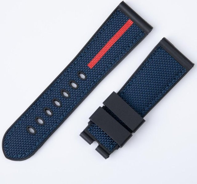 Freesh Uhrenarmband, Textil/NATO, Camo, Schwarz, Herren, 26 mm - Bild 1