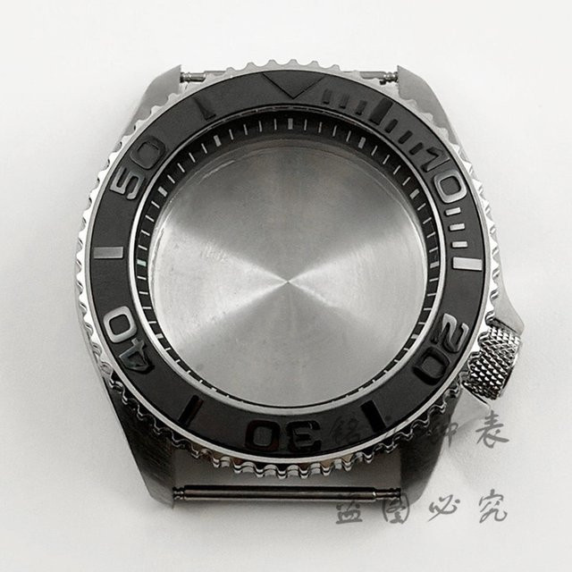 LIYAN Uhrengehäuse Edelstahl, Schwarz, 42 mm, Unisex - Bild 1