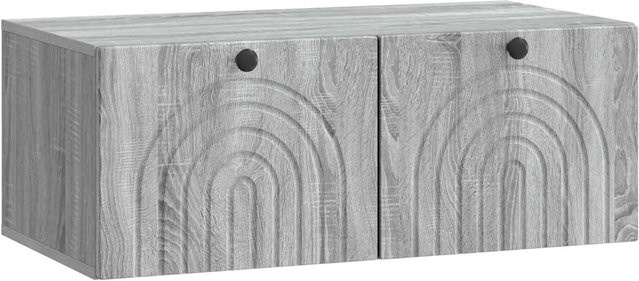 vidaXL Wandmontierter TV-Schrank in Grau Sonoma, Modernes Design für dein Wohnzimmer, B/T/H: 78,5 x 41 x 30 cm - Bild 1