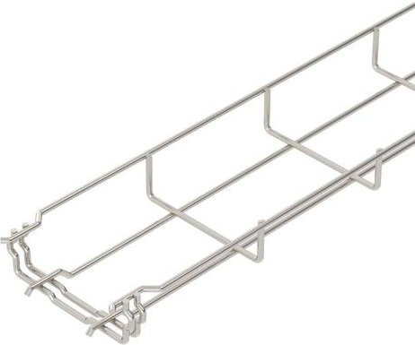 OBO Bettermann Gitterrinne 6000087 in Silber, L: 3 m, B: 10 cm, H: 3,5 cm - Bild 1