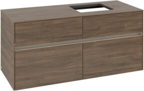V&B Waschtischunterschrank Collaro mit LED-Beleuchtung, Breite: 120 cm, Tiefe: 54,8 cm, Höhe: 50 cm - Bild 1