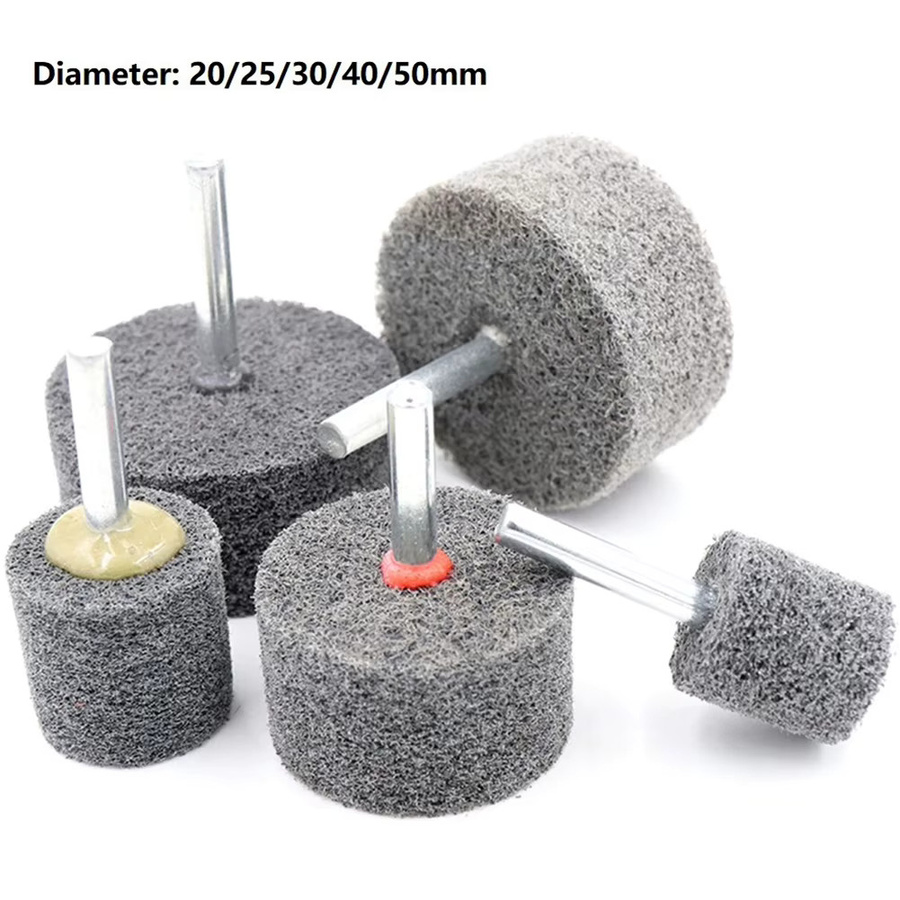 Vibratite Schleifen Polierkopf mit Schleifen Rad und 6mm Schaft für Bohrer und Grinder, Durchmesser: 20 mm, 25 mm, 30 mm, 40 mm, 50 mm - Bild 2