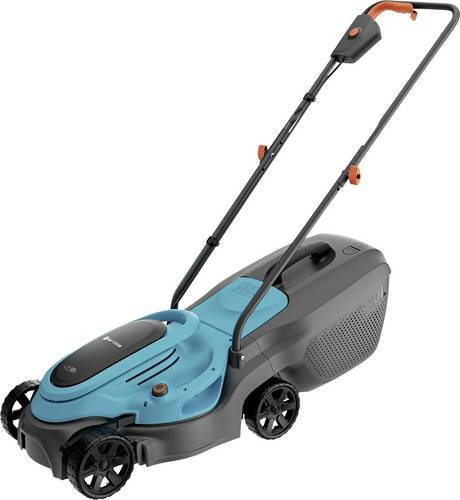 Gardena Akku-Rasenmäher 18V in Blau mit 32 cm Schnittbreite und Schnitthöhenverstellung ohne Akku - Bild 1