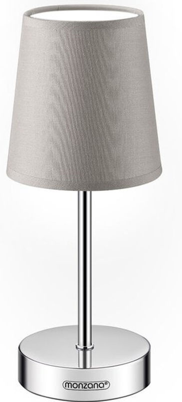 Tischlampe Lumière von MONZANA in Taupe, Höhe: 32 cm, Breite: 13 cm, Tiefe: 13 cm - Bild 2