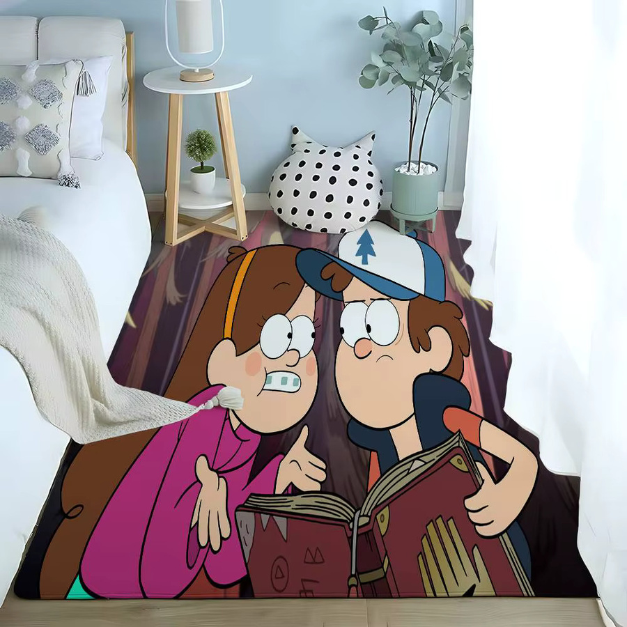 Beast Kingdom Gravity Falls Antirutschmatte als dekorative Fußmatte für Badezimmer und Eingangsbereich, Mehrfarbig, B/T: 60 x 40 cm - Bild 5