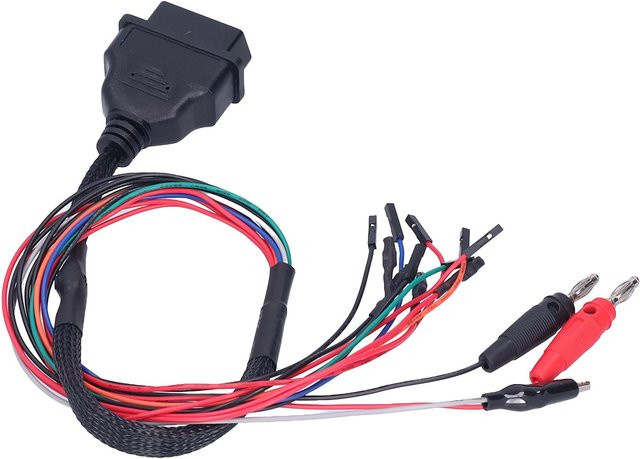 TOMTOP JMS Universelles Multiboot-Tricore-Kabel ECU-Bank-Pinout-Kabel für MPPS V18 und MPPS V21 in Schwarz und Mehrfarbig - Bild 1