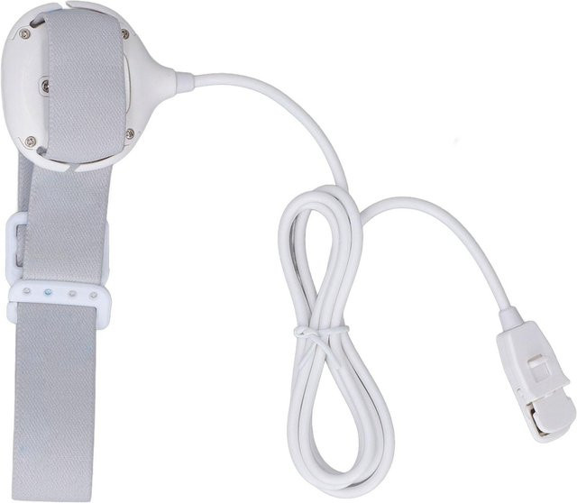 Igeteck Bettnässen Alarm Enuresis Monitor mit Ton, Vibration und Licht in Weiß - Bild 1