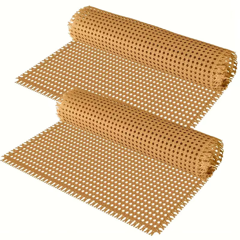 Kunststoff-Rattan-Gurtbandrolle in Beige für DIY-Heimdekorationsprojekte, Breite: 40 cm - Bild 5