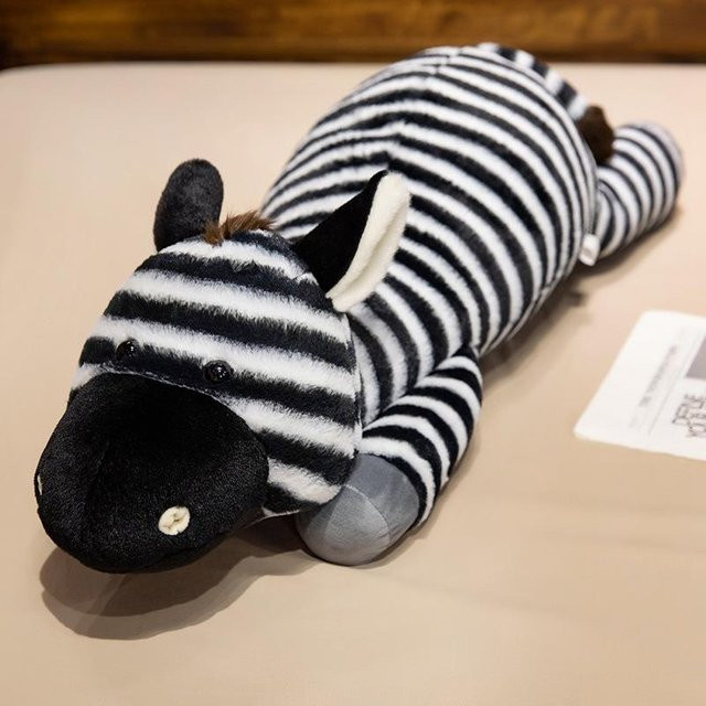 Binchi Fitness Zebra Plüschtier, Plüsch-Kuschelkissen, ab 14 Jahren - Bild 1