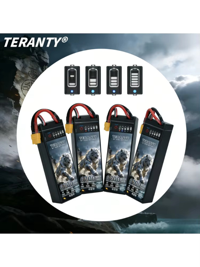 TERANTY HV LiPo Hartschalen-Rennbatterien, T-X60-Stecker - Bild 5