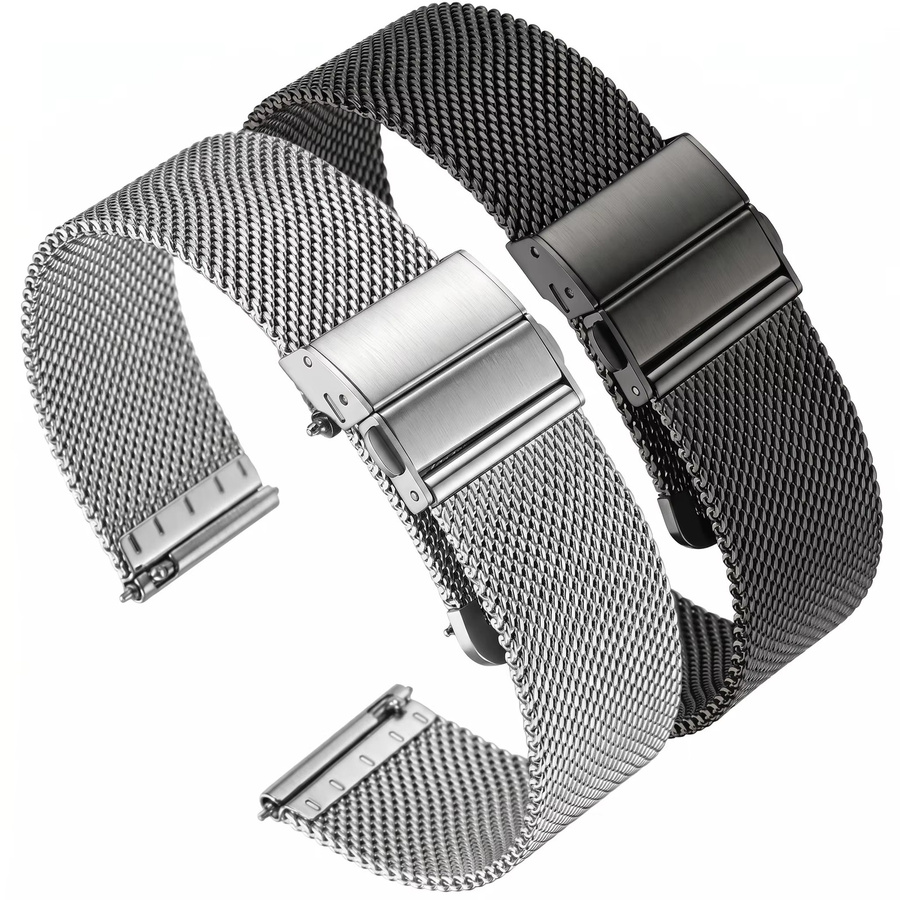 ChronoLink Uhrenarmband Milanaise, Edelstahl, Unisex - Bild 1