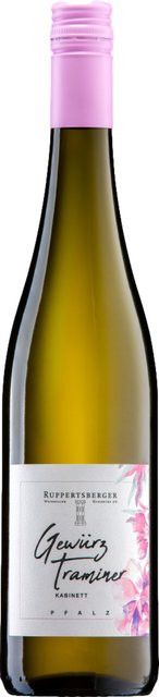 Ruppertsberger Weinkeller Gewürztraminer Kabinett Weißwein, 2025, Pfalz, halbsüß, 0,75 l - Bild 1