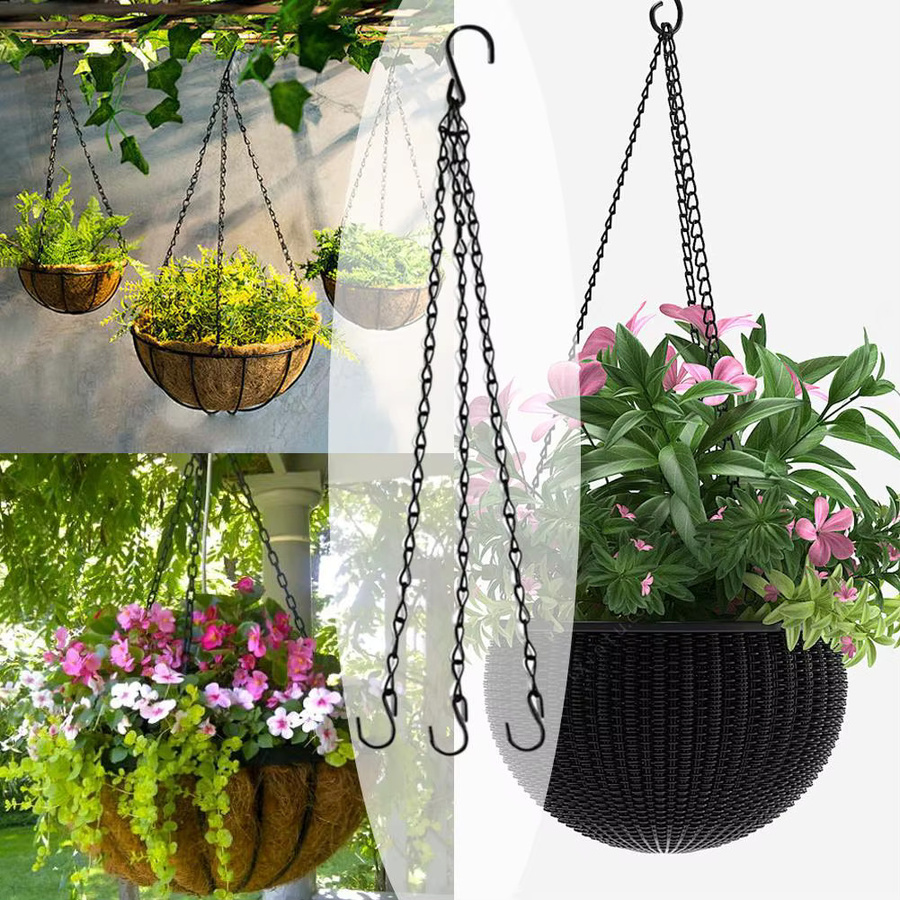 Hängende Blumentopf-Kette für Pflanzkörbe und Gartenanhänger - Bild 2