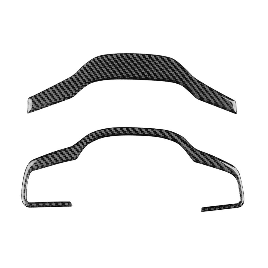 Hochwertige weiche Carbon-Faser Lenkradabdeckung in Schwarz für Jaguar F-TYPE 2013-2022 - Bild 2