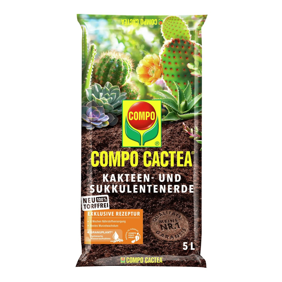Compo Cactea Kakteen- und Sukkulentenerde torffrei mit Quarzsand und Bimsstein - Bild 2