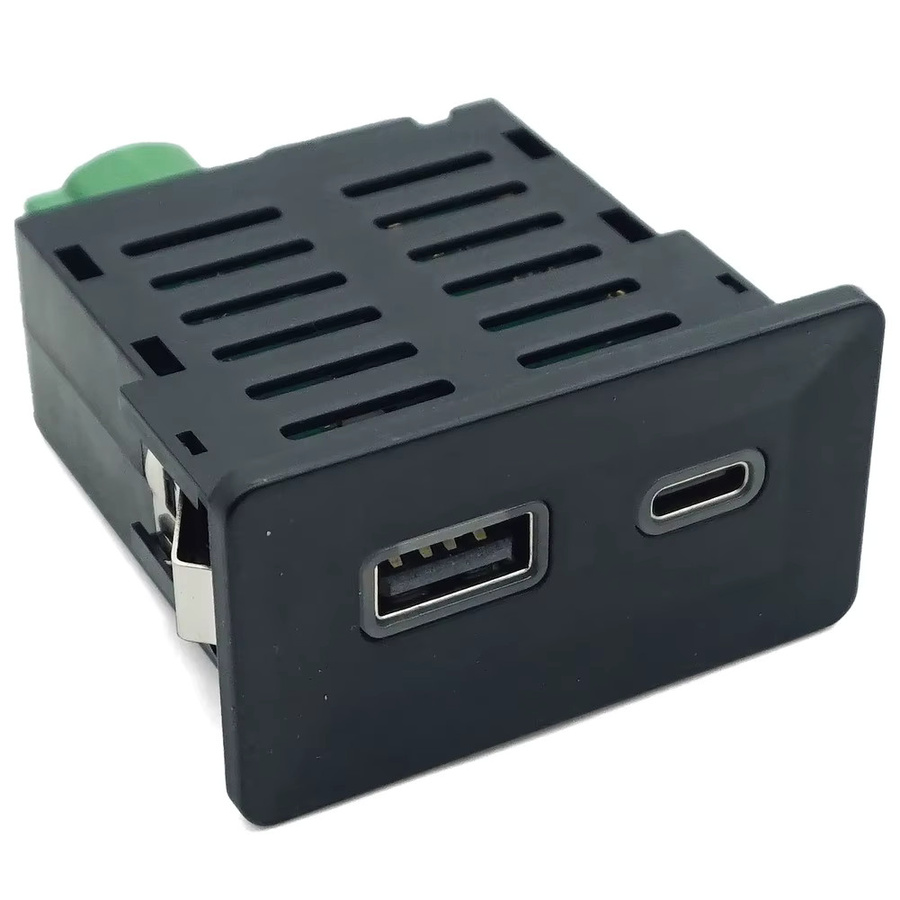 CarPlay USB-C Schalteradapter für Golf 7 MK7 und Passat B8, Kompatible Mediensteuerung 5G0035222E, Schwarz - Bild 3