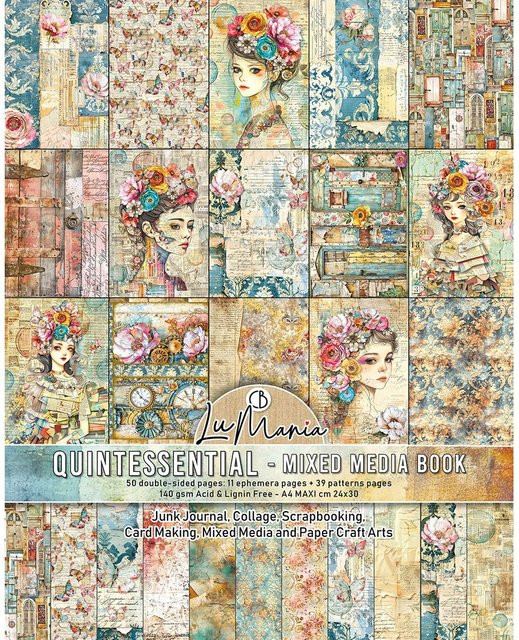 Mixed Media Buch Quintessestial Ciao Bella in A4, Mehrfarbig - Bild 1