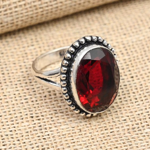 Copperie Ring, 925 Silber, Granat, Damen - Bild 1