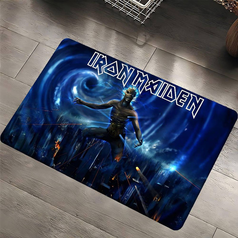 Karpetti Raummatte Iron Maiden mit Streifenmuster, rutschfest und waschbar, B/B: 80 x 120 cm, Mehrfarbig - Bild 2