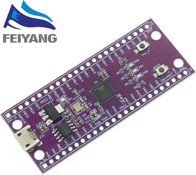 SAMIROB STM32 W806 Mikrocontroller Entwicklungsboard 240MHz 5-8Bit in Purple mit CH340 IoT MCU Chip und CDK Entwicklungsumgebung - Bild 1