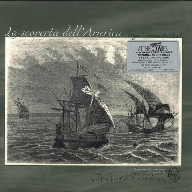 Ennio Morricone - Die Entdeckung Amerikas LP Schallplatte von Music On Vinyl in Grau - Bild 1