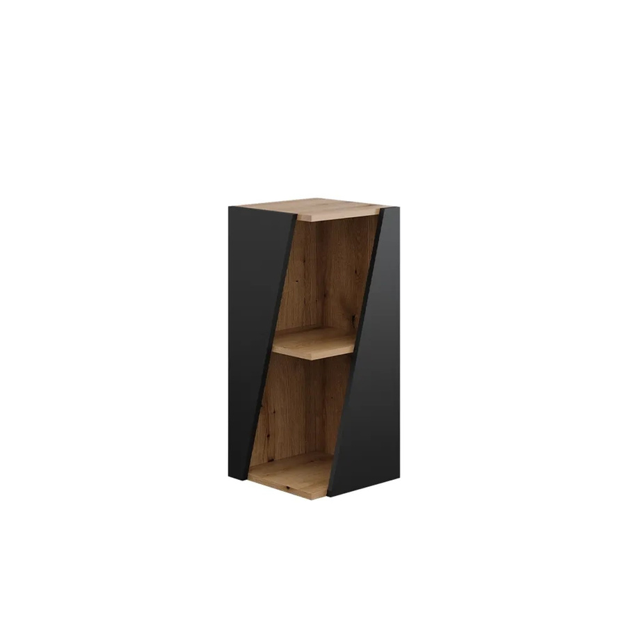 Vicco Badregal Benno in Anthrazit-Eiche mit 3 Ablagen, Breite: 31,6 cm, Höhe: 70,5 cm - Bild 3