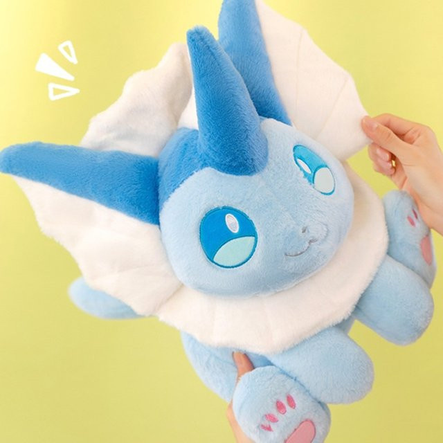 Potdemiel Vaporeon Pokemon Eevee Aquali Plüschtiere, 30/80 cm - Bild 1