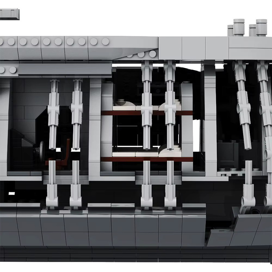 Gobricks MOC Typ VIIB U-Boot Modell, Baustein Spielzeug, Fahrzeuge - Bild 1