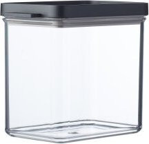 Mepal Omnia Vorratsdose rechteckig, luftdicht, schwarz, 1100 ml - Bild 1
