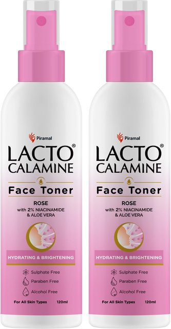Lacto Calamine Rosenwasser Toner, 120 ml, Aloe Vera, Mischhaut - Bild 1
