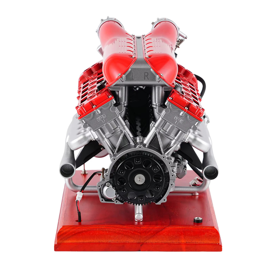 TECHING V12 Motormodell-Bausatz, Arbeitsmotormodell, Maßstab 1:4 - Bild 2