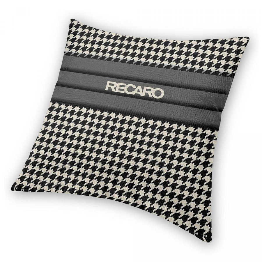 GUOYU HOMEDECOR Quadratischer Kissenbezug Hahnentritt Muster in Schwarz, Material: Polyester, B/T/H: 55,88 x 55,88 x 55,88 cm - Bild 3
