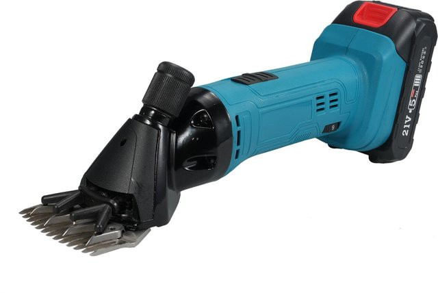 Aimo Elektrische Schafschermaschine 500W 2400RPM Professionelle Wiederaufladbare Scherklippmaschine 21V mit 6 Geschwindigkeiten in Blue - Bild 1