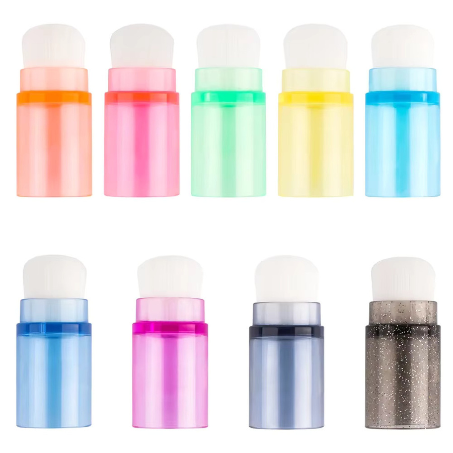 8 Stück stapelbare Mixer-Pinsel mit weichen Borsten in Multicolour für Malerei und Kartenherstellung - Bild 3
